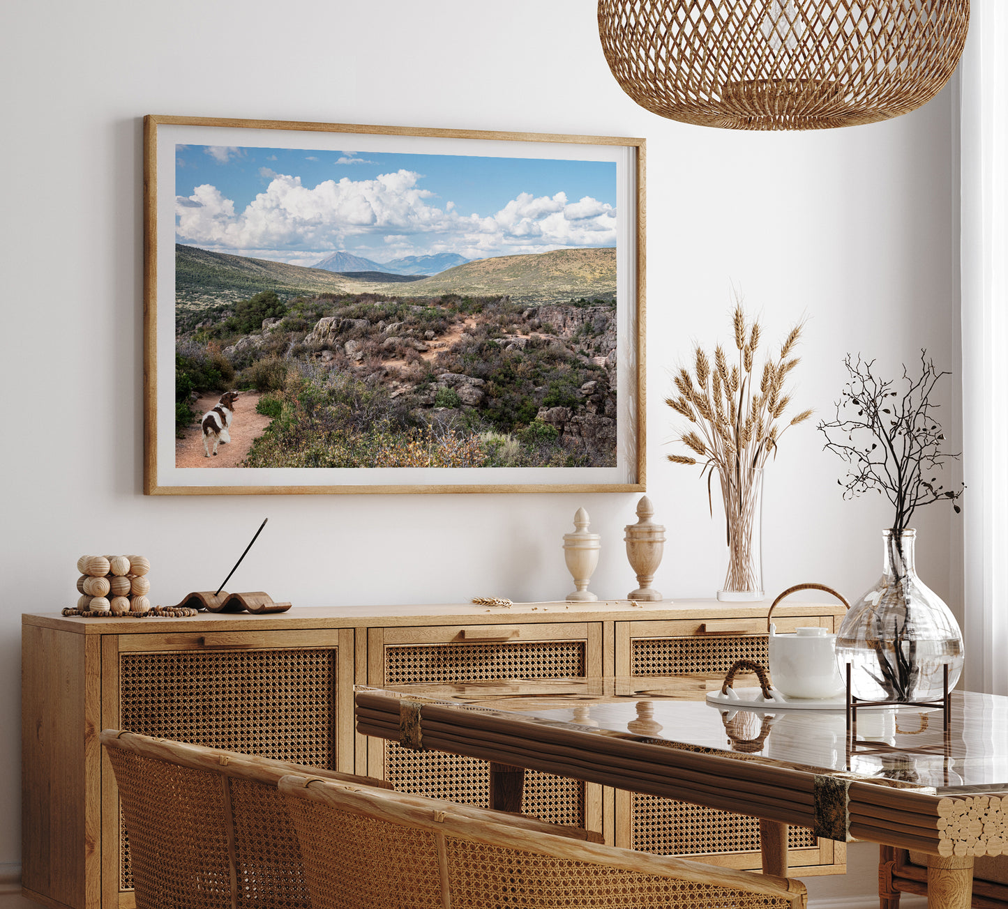 Custom Pet Portrait | Black Canyon Trail Gunnison National Park Colorado Landscape Photo Print