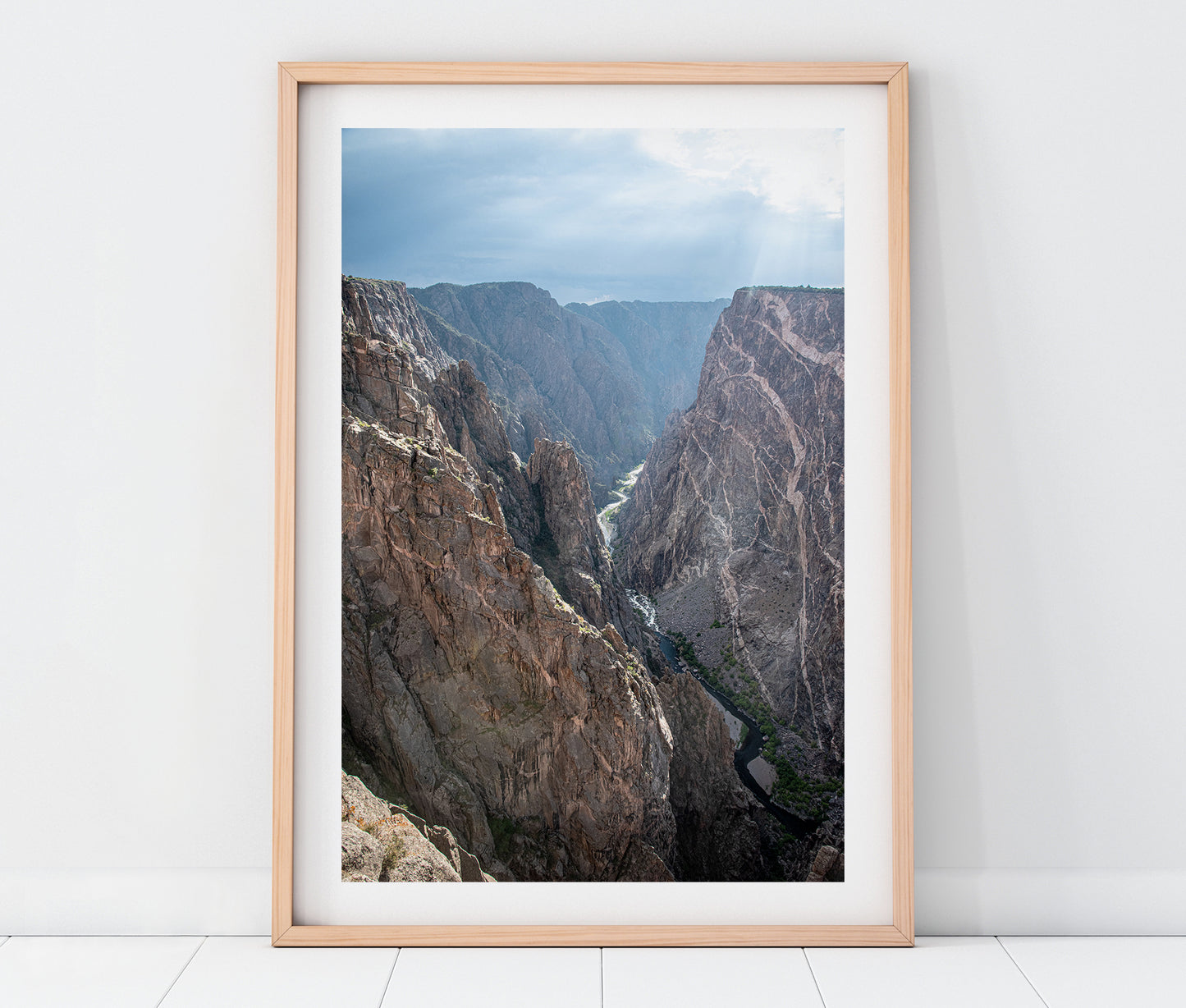 Black Canyon Gunnison River Overlook Gunnison National Park Colorado Landscape Photo Print