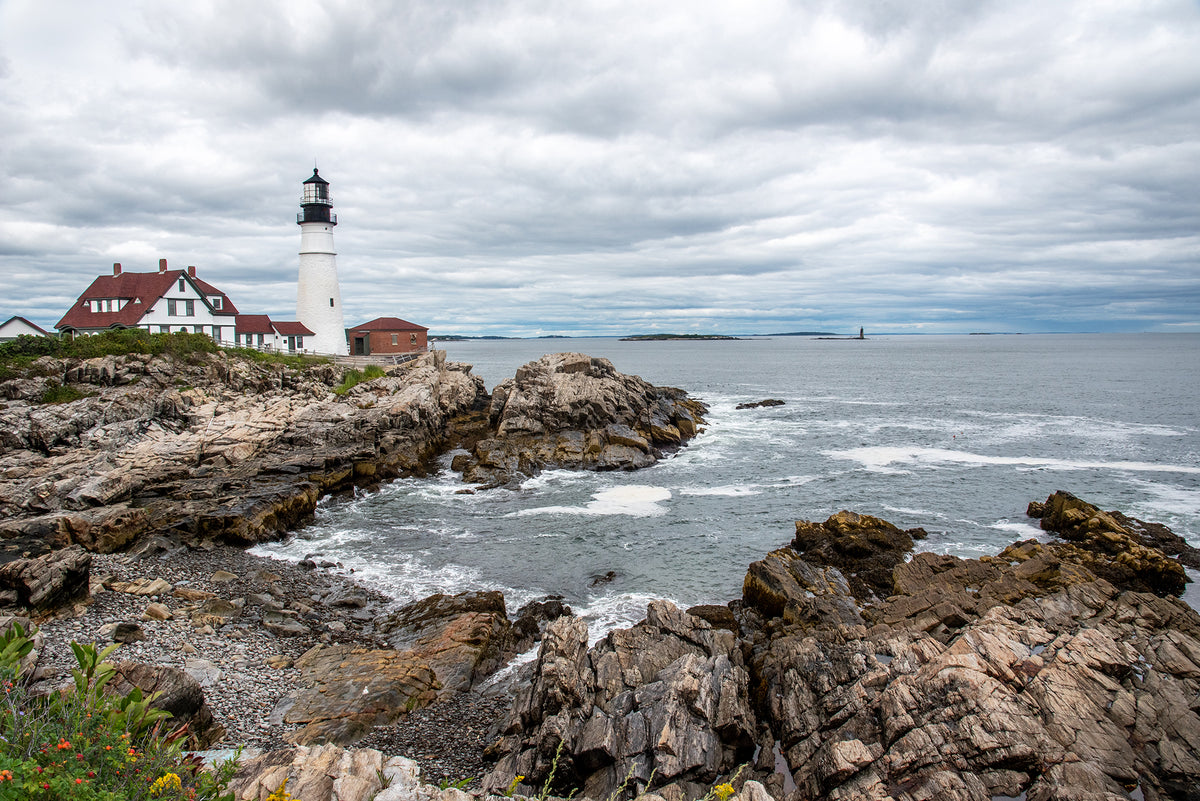 Portland Head Light Photo Print | Maine Lighthouse Landscape