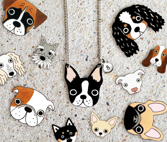 Personalized Dog Necklace | Handmade Custom Pet Jewelry