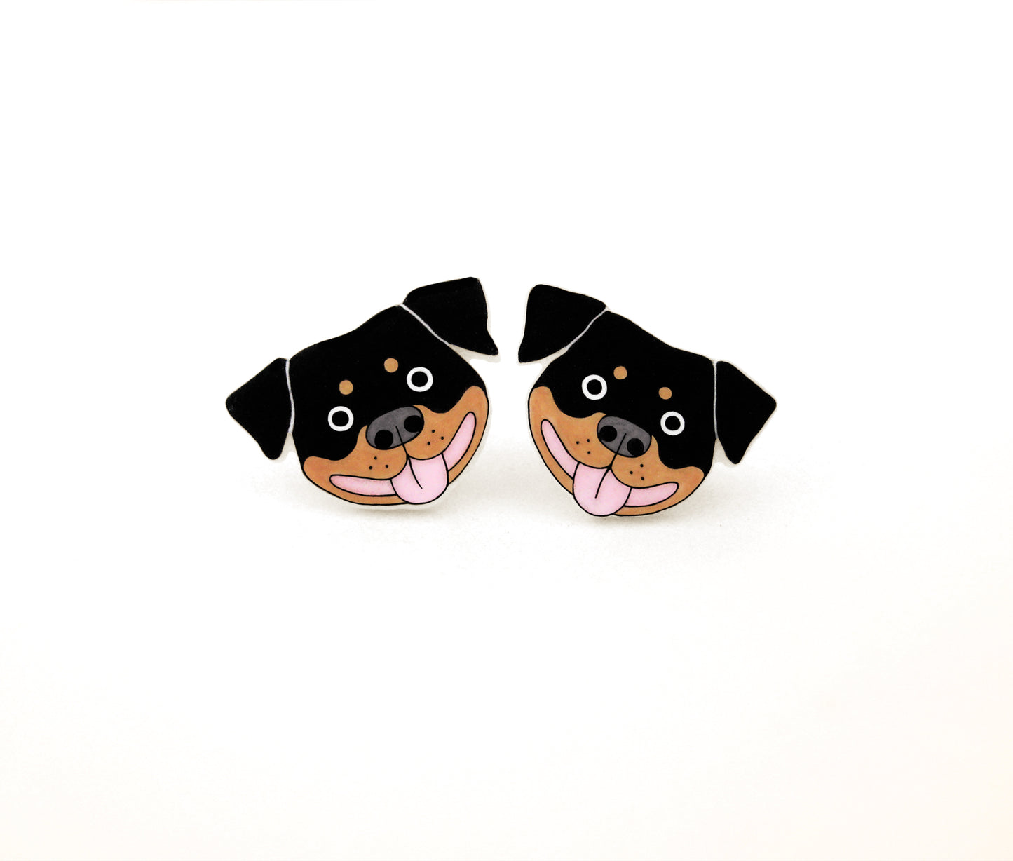 Rottweiler Stud Earrings