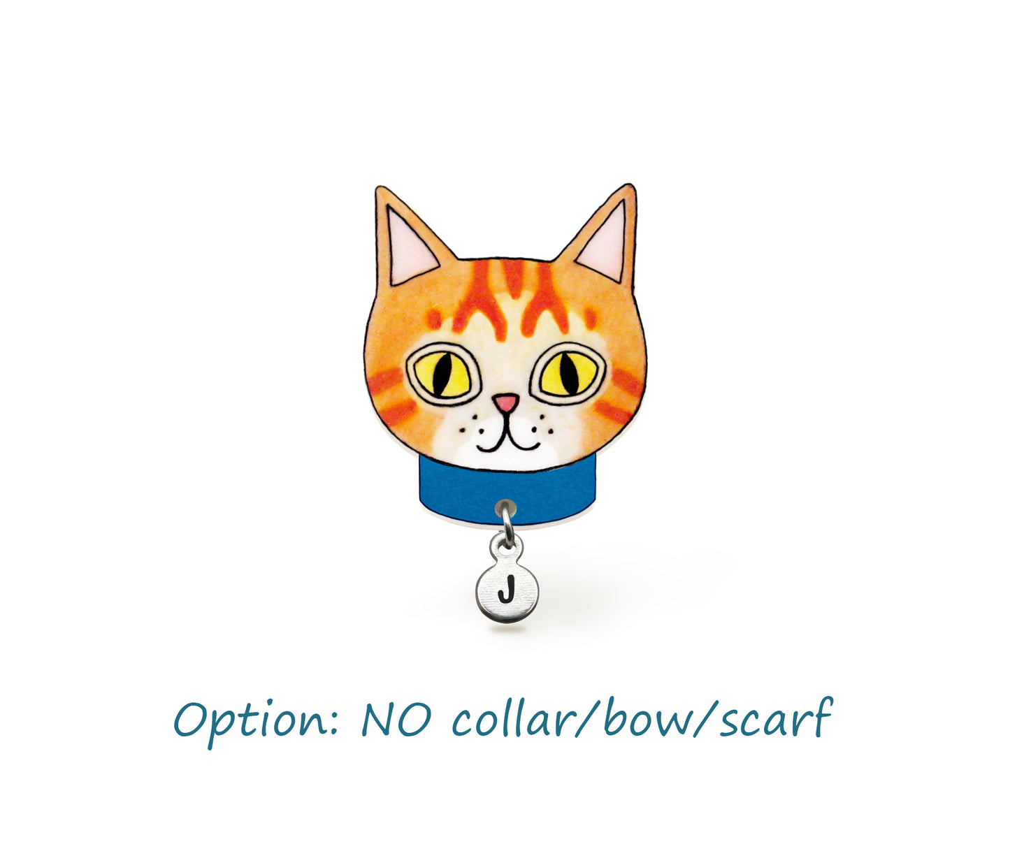 Orange Tabby Cat Pin | Unique Ginger Cat Lover Gift