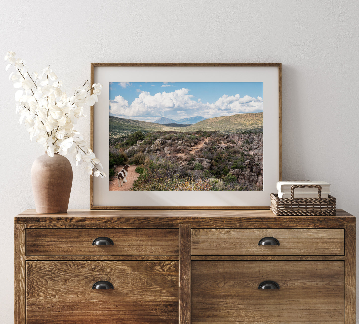 Custom Pet Portrait | Black Canyon Trail Gunnison National Park Colorado Landscape Photo Print