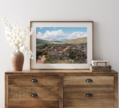 Custom Pet Portrait | Black Canyon Trail Gunnison National Park Colorado Landscape Photo Print