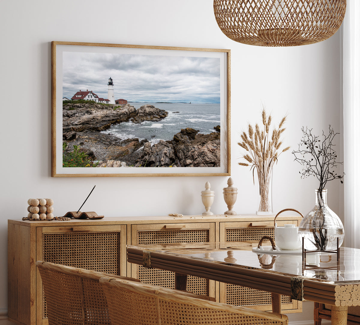 Portland Head Light Photo Print | Maine Lighthouse Landscape