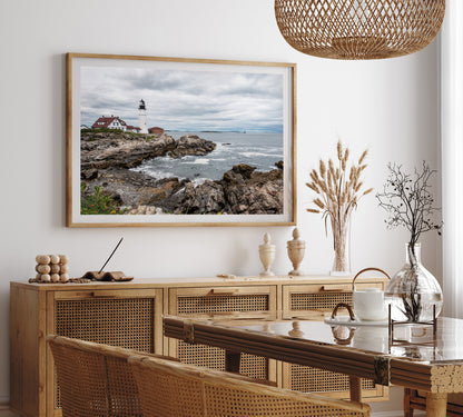 Portland Head Light Photo Print | Maine Lighthouse Landscape