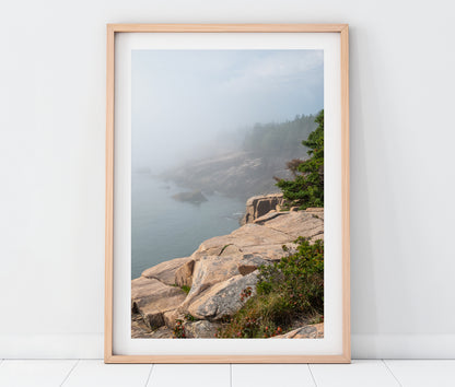 Acadia National Park Beach Maine Landscape Photography Print