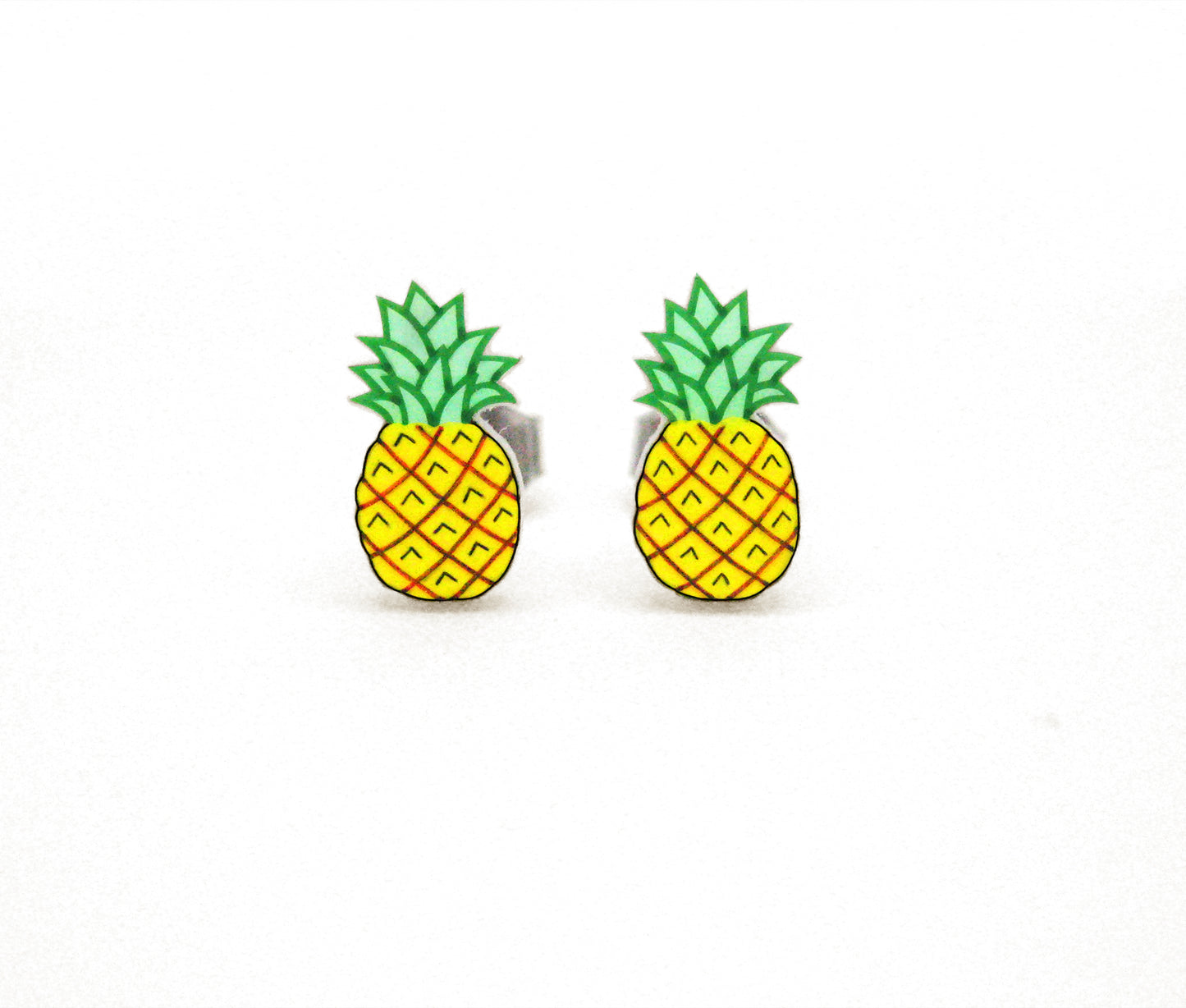 Tiny Pineapple Stud Earrings | Hypoallergenic Summer Jewelry