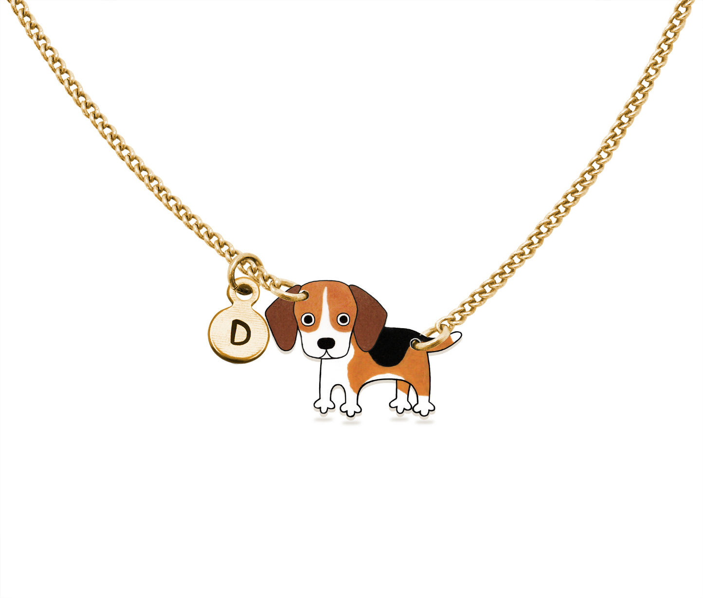 Tiny Beagle Necklace | Hypoallergenic Dog Jewelry