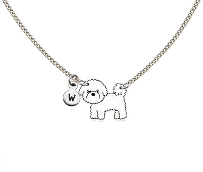 Tiny Bichon Frise Necklace | Hypoallergenic Dog Lover Jewelry
