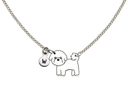 Tiny Bichon Frise Necklace | Hypoallergenic Dog Lover Jewelry
