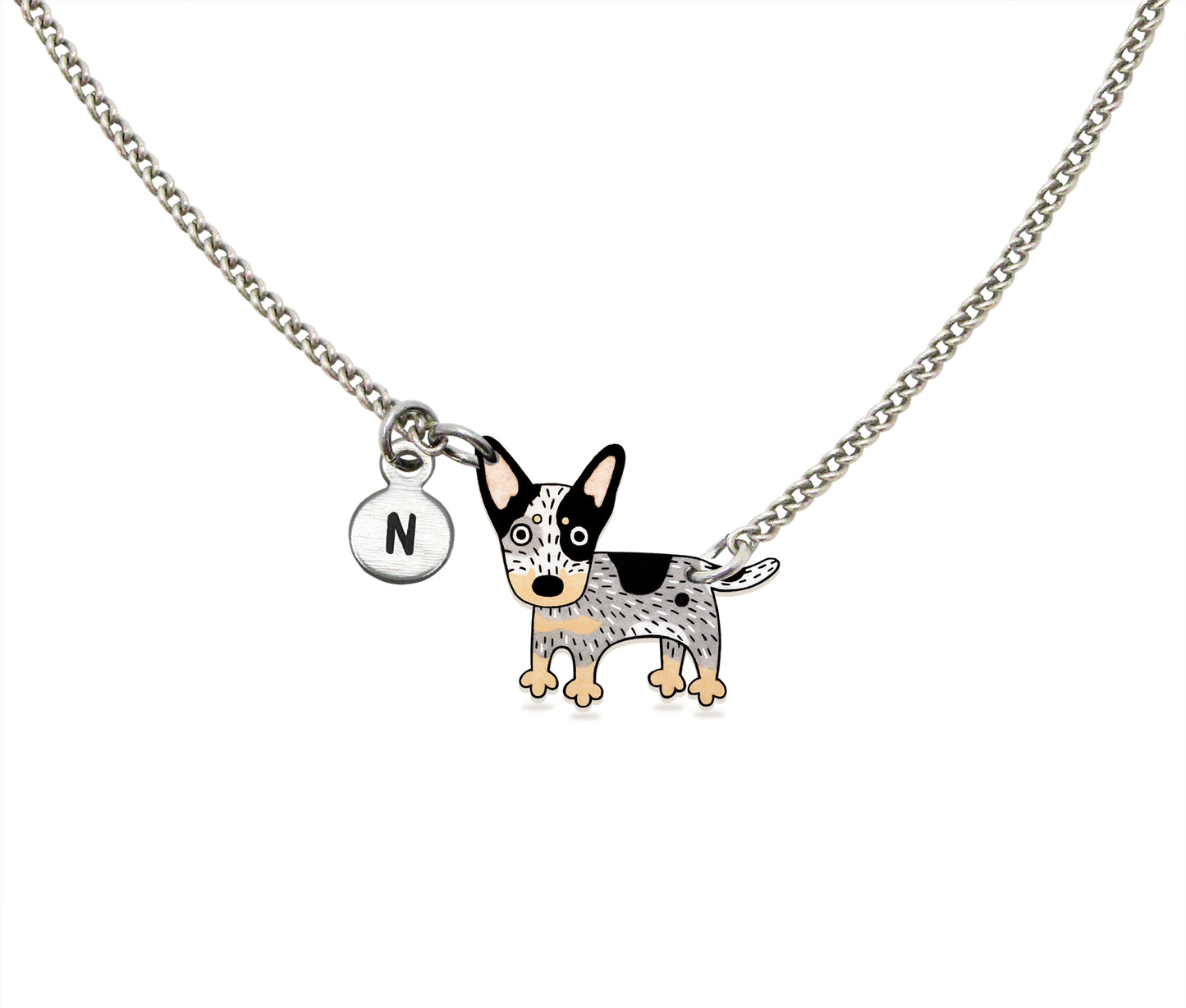 Tiny Blue Heeler Necklace | Australian Cattle Dog Jewelry