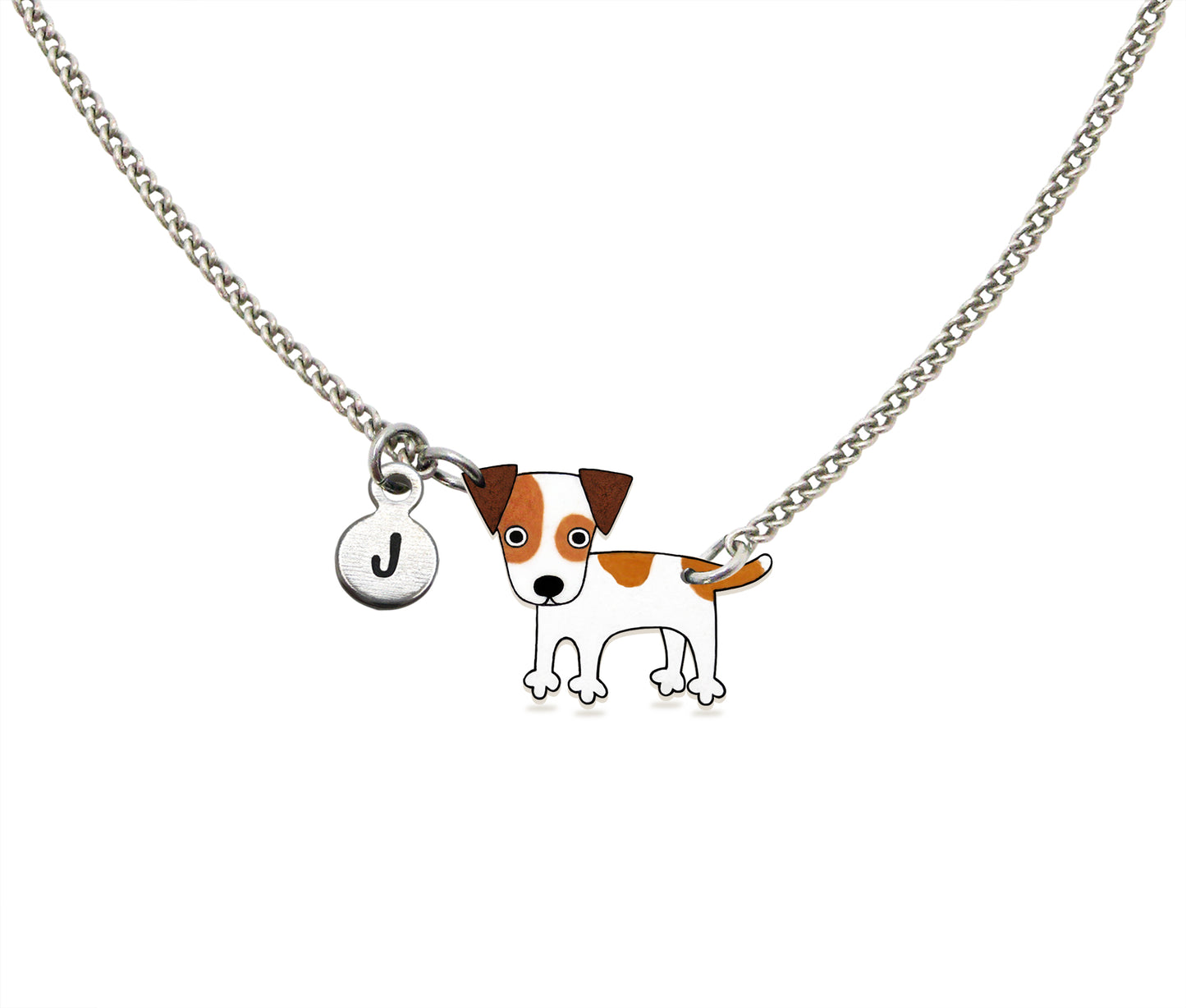 Tiny Jack Russell Terrier Necklace | Hypoallergenic Pet Lover Jewelry