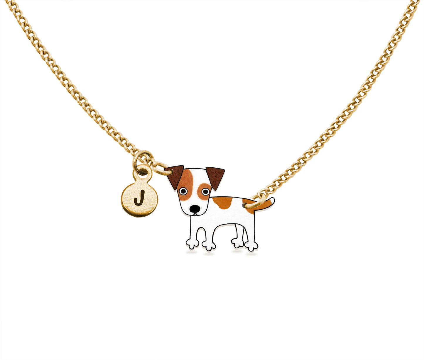 Tiny Jack Russell Terrier Necklace | Hypoallergenic Pet Lover Jewelry
