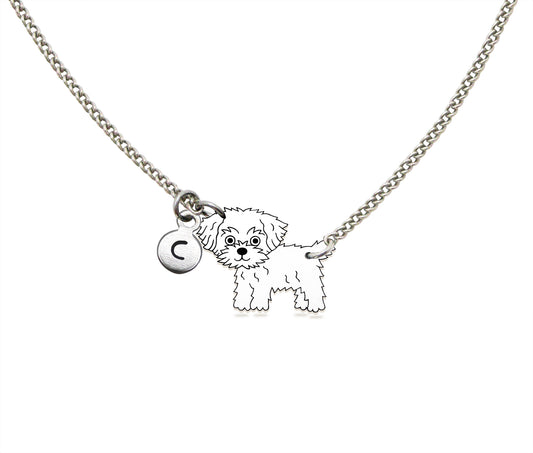 Tiny Maltese Necklace | Hypoallergenic Dog Lover Jewelry