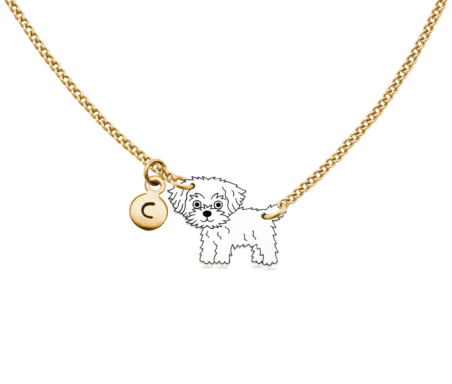 Tiny Maltese Necklace | Hypoallergenic Dog Lover Jewelry