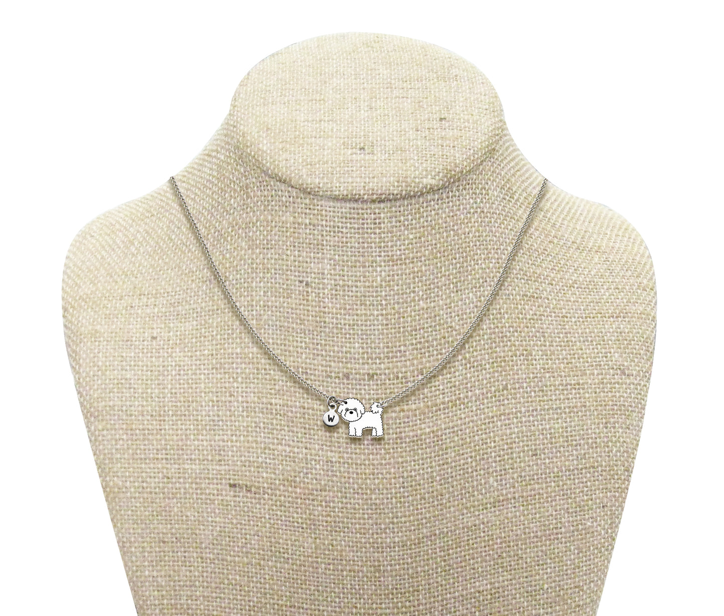 Tiny Bichon Frise Necklace | Hypoallergenic Dog Lover Jewelry