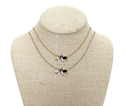 Tiny Boston Terrier Necklace | Hypoallergenic Dog Jewelry