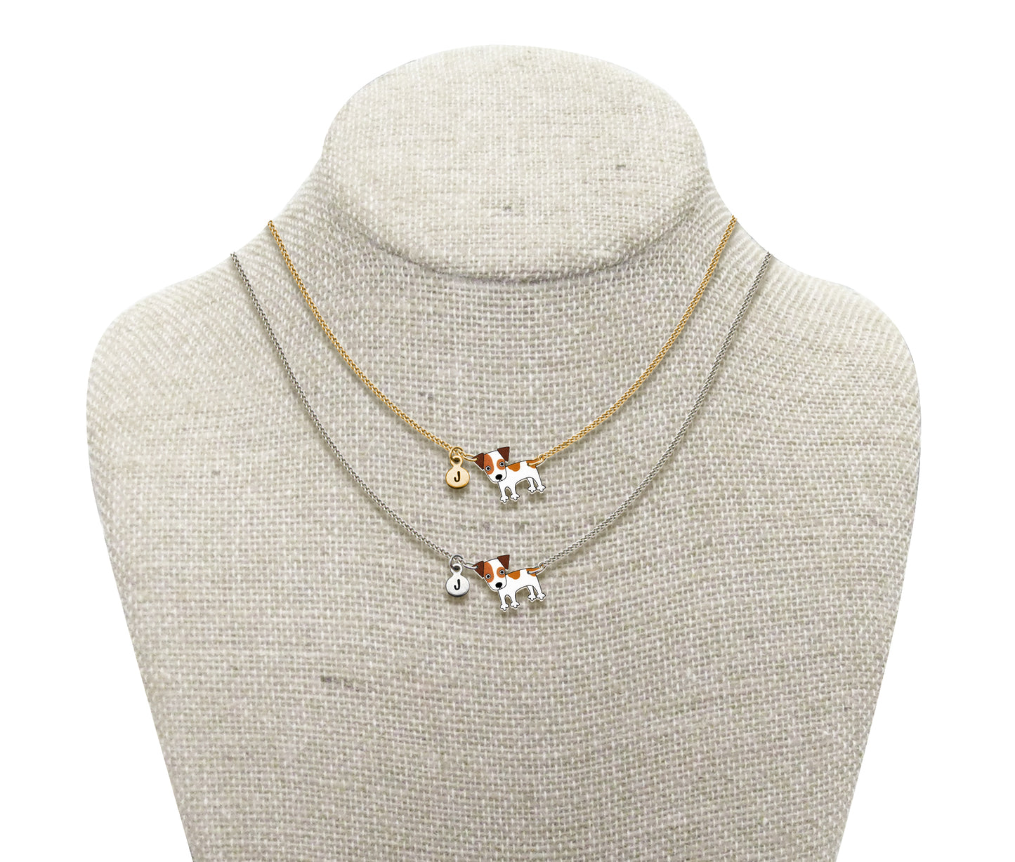 Tiny Jack Russell Terrier Necklace | Hypoallergenic Pet Lover Jewelry