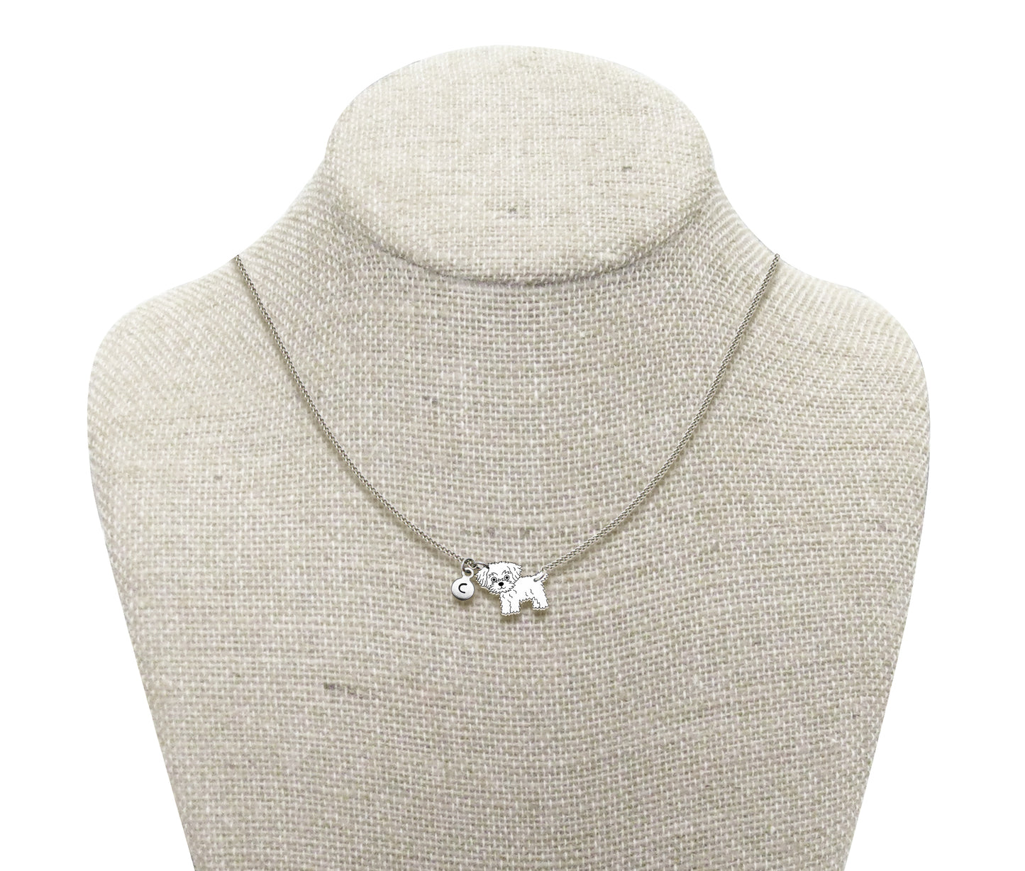 Tiny Maltese Necklace | Hypoallergenic Dog Lover Jewelry