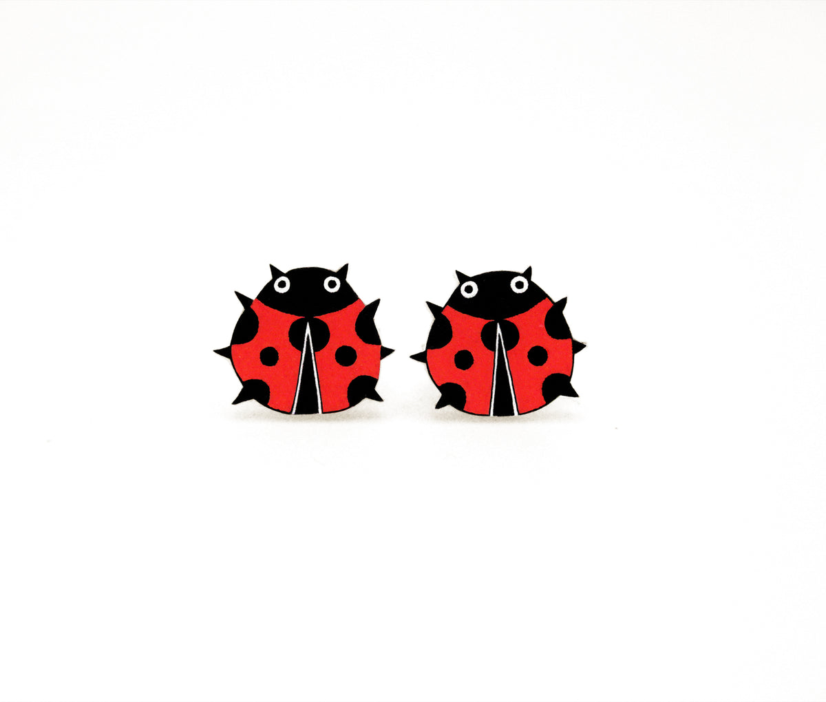Tiny Ladybug Stud Earrings | Hypoallergenic Bug Lover Jewelry