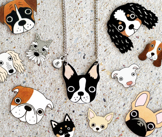 Personalized Dog Necklace | Handmade Custom Pet Jewelry