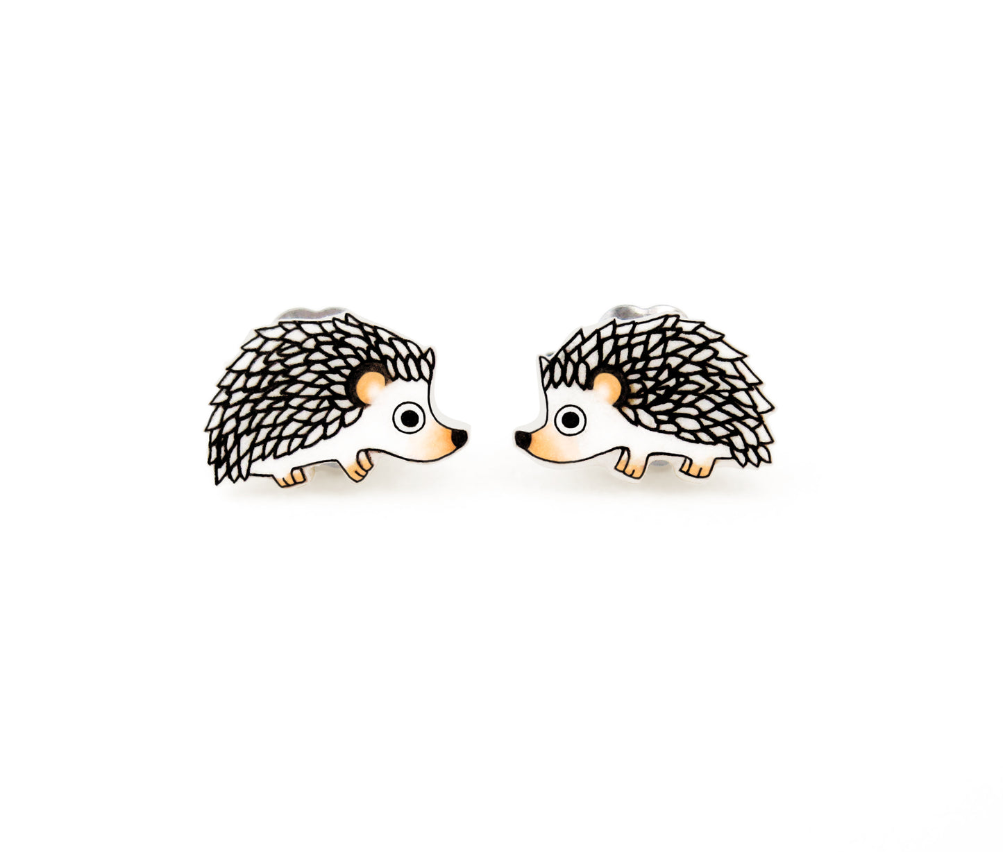 Tiny Hedgehog Stud Earrings | Hypoallergenic Pet Jewelry