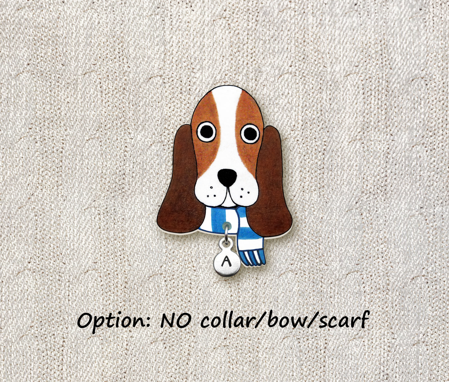 Basset Hound Pin | Handmade Droopy Face Dog Jewelry