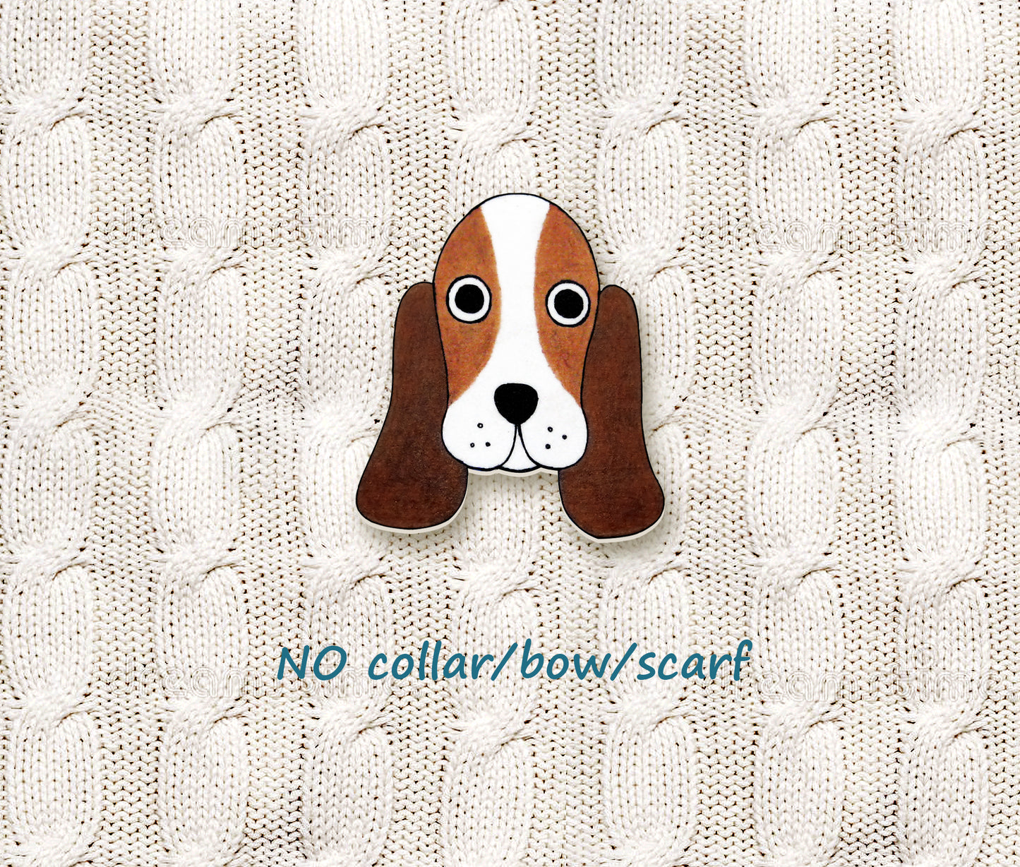 Basset Hound Pin | Handmade Droopy Face Dog Jewelry