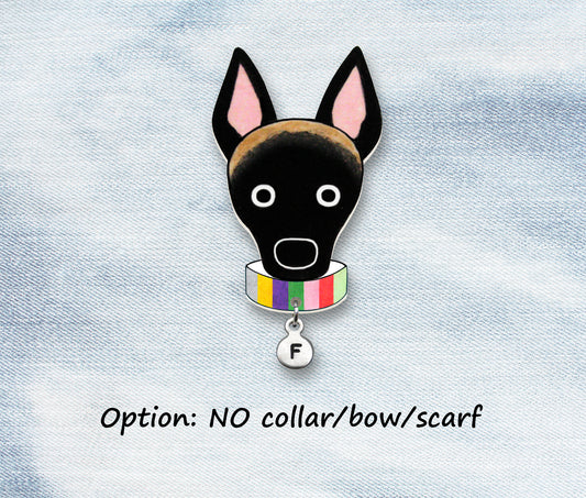 Belgian Malinois Pin | Unique Shepherd Jewelry