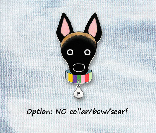 Belgian Malinois Pin | Unique Shepherd Jewelry
