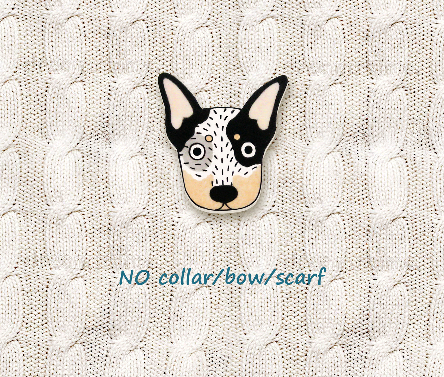 Blue Heeler Pin | Handmade Unique Dog Jewelry