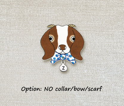 Boer Goat Pin | Unique Animal Pet Lover Gift