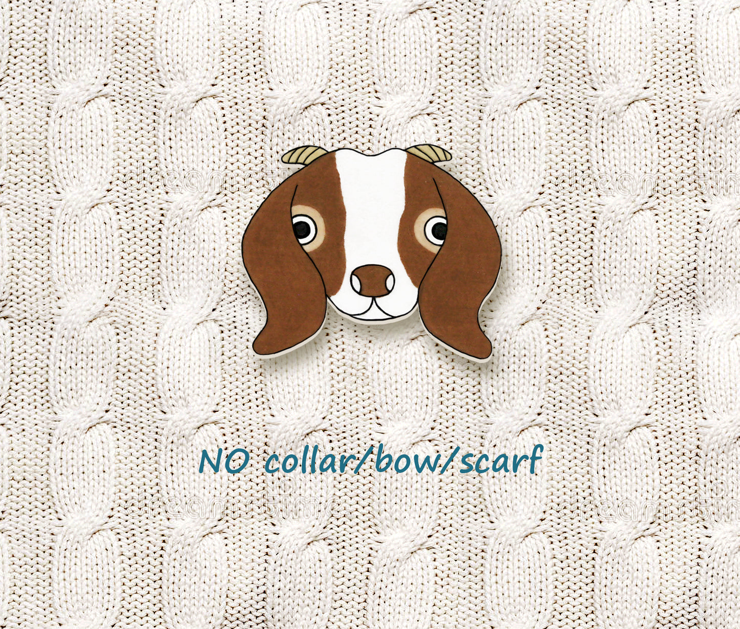 Boer Goat Pin | Unique Animal Pet Lover Gift