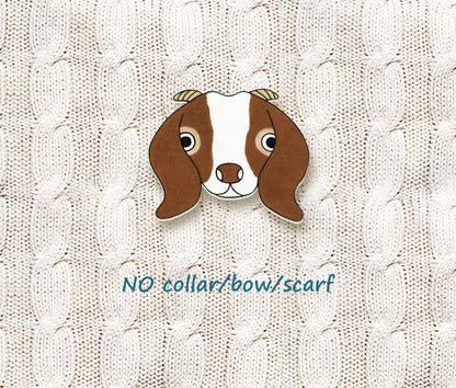 Boer Goat Pin | Unique Animal Pet Lover Gift