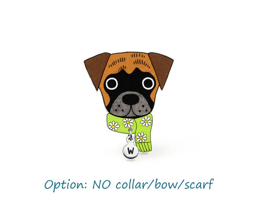 Brindle Boxer Pin | Handmade Dog Mom Gift
