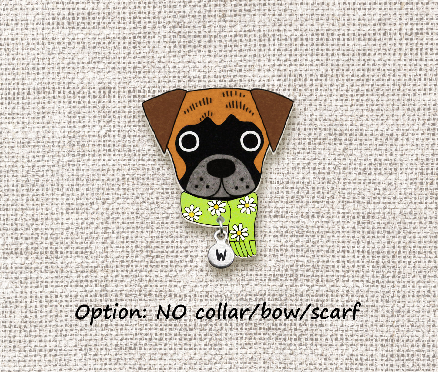 Brindle Boxer Pin | Handmade Dog Mom Gift