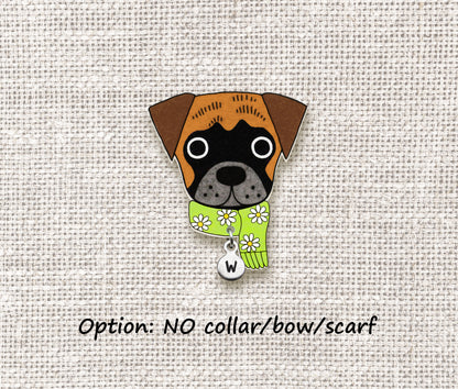 Brindle Boxer Pin | Handmade Dog Mom Gift