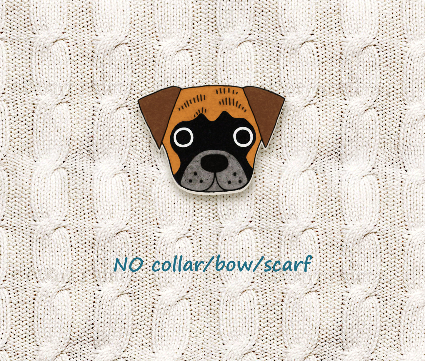 Brindle Boxer Pin | Handmade Dog Mom Gift