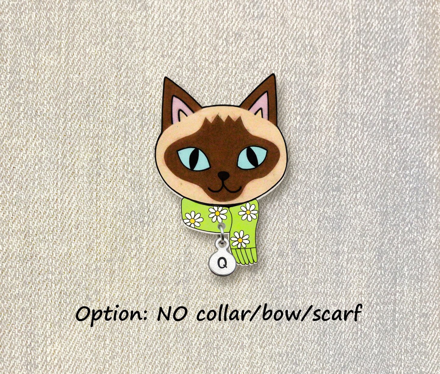 Siamese Cat Pin | Handmade Pet Jewelry