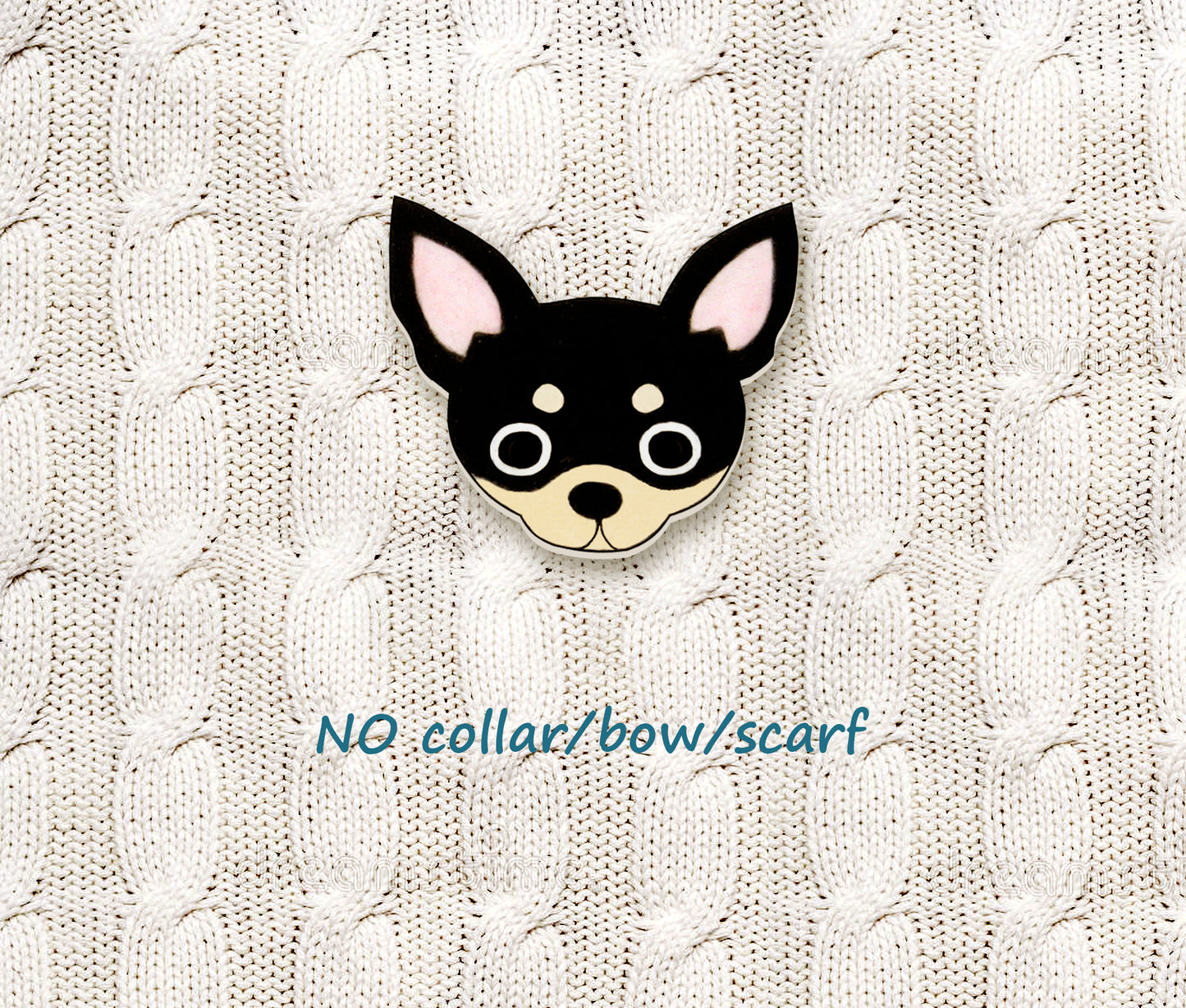 Black & Tan Chihuahua Pin | Custom Dog jewelry