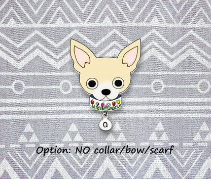Cream Chihuahua Pin | Dog Mom Jewelry