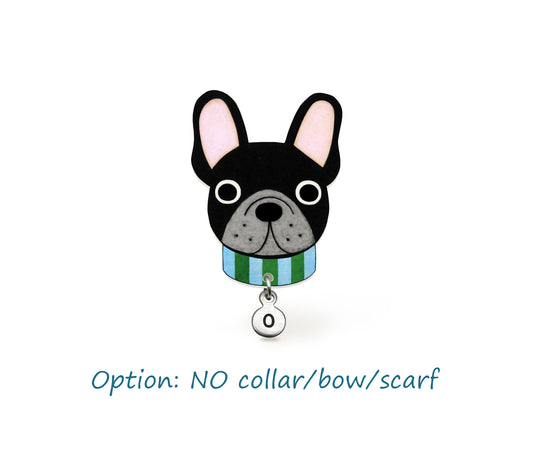 Black French Bulldog Pin | Handcrafted Dog Jewelry