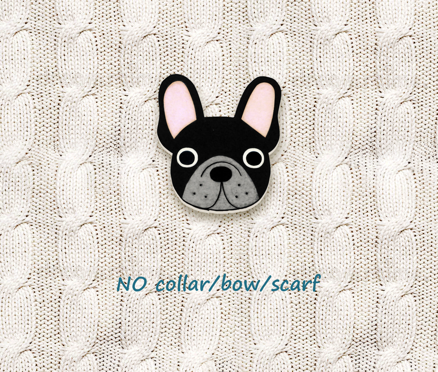 Black French Bulldog Pin | Handcrafted Dog Jewelry
