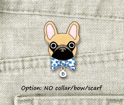 Fawn French Bulldog Pin | Handmade Dog Jewelry