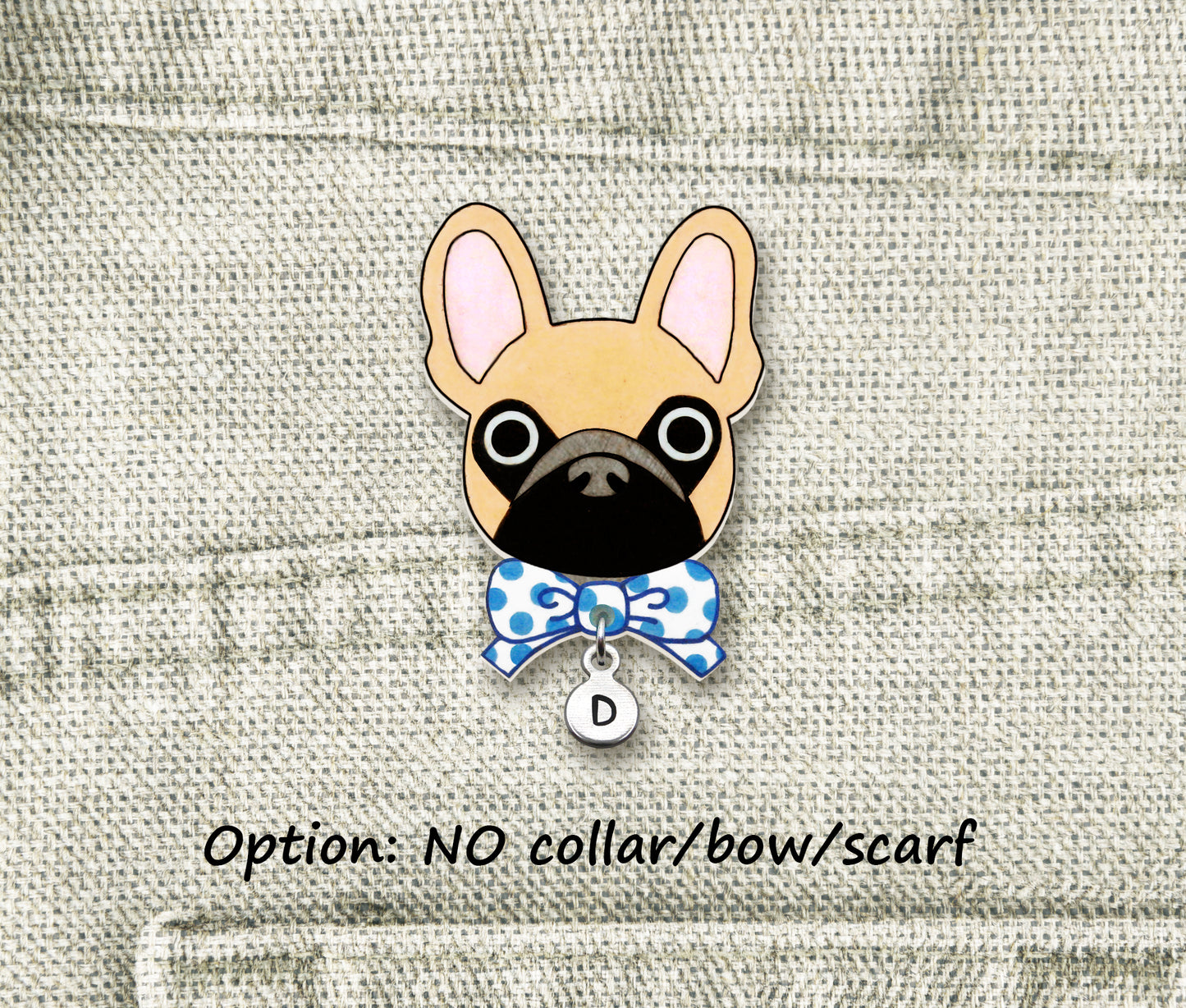 Fawn French Bulldog Pin | Handmade Dog Jewelry