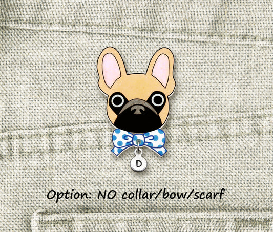 Fawn French Bulldog Pin | Handmade Dog Jewelry