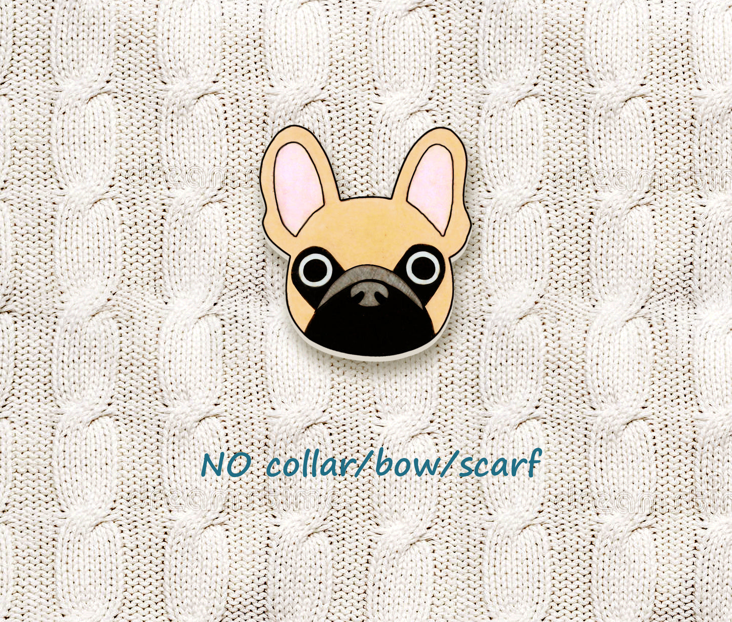 Fawn French Bulldog Pin | Handmade Dog Jewelry