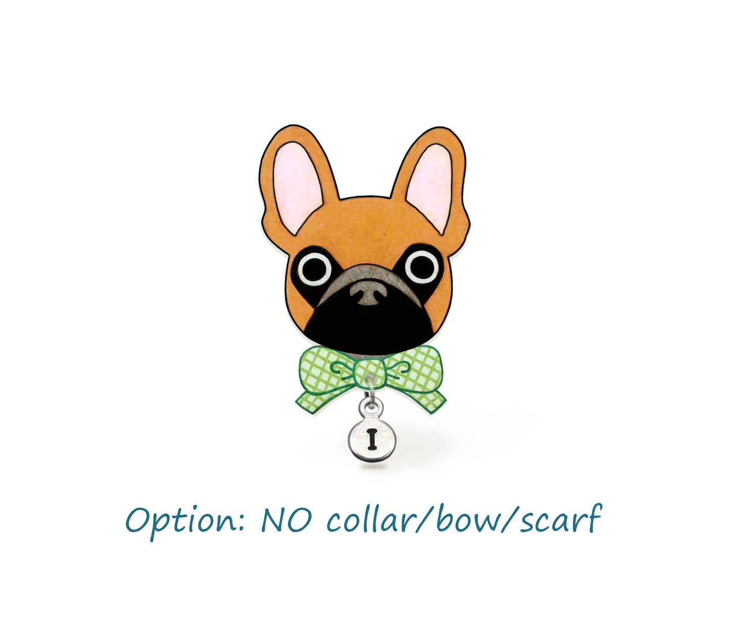 Red Fawn French Bulldog Pin | Unique Dog Jewelry