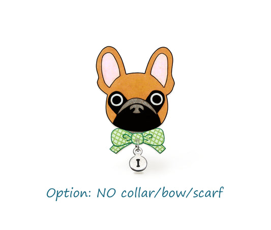 Red Fawn French Bulldog Pin | Unique Dog Jewelry